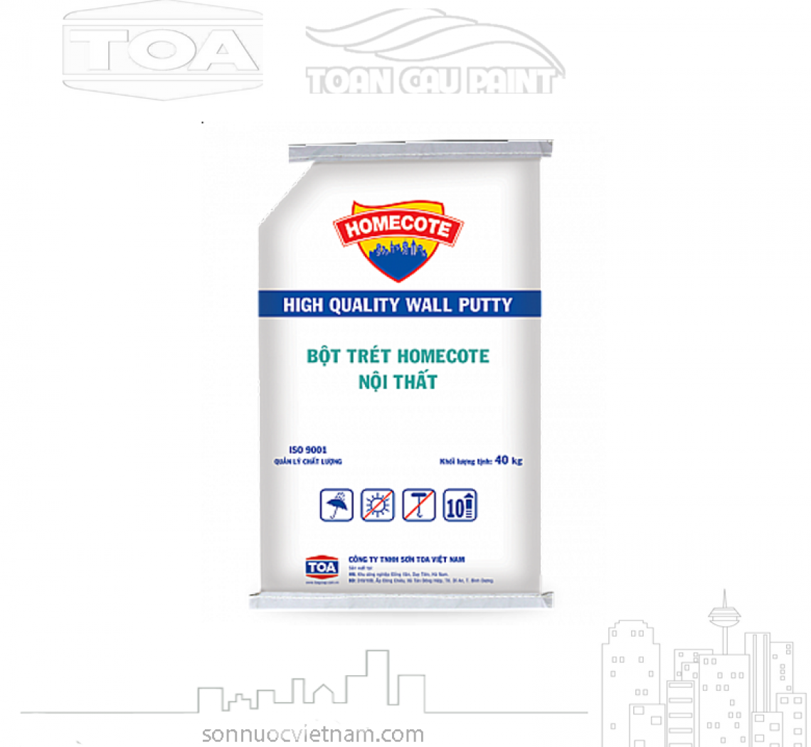 BỘT TRÉT TOA HOMECOTE NỘI THẤT