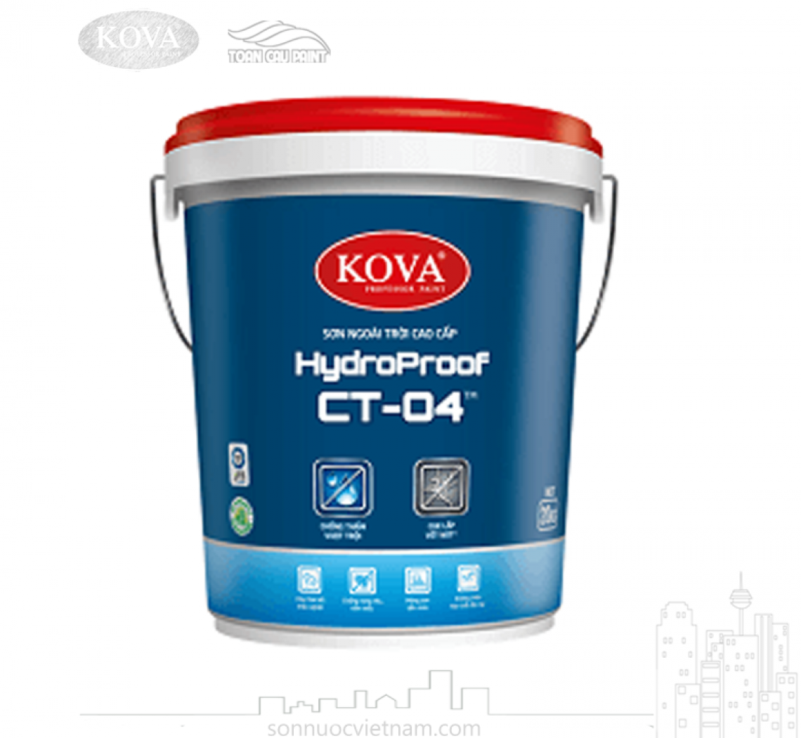 Sơn ngoài trời cao cấp KOVA HydroProof CT-04TM