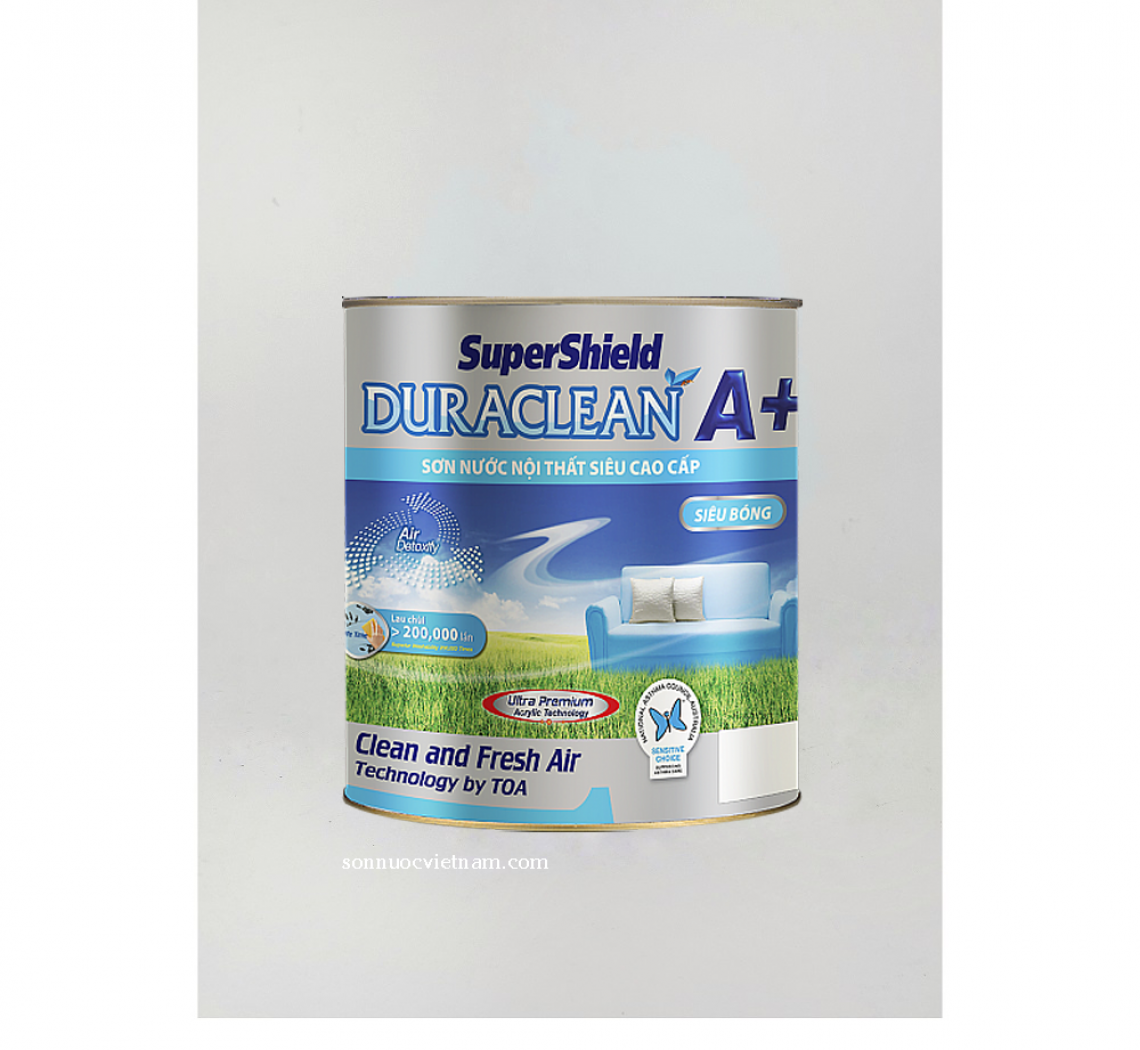 SƠN NỘI THẤT SIÊU CAO CẤP SUPERSHIELD DURACLEAN A+ BÓNG