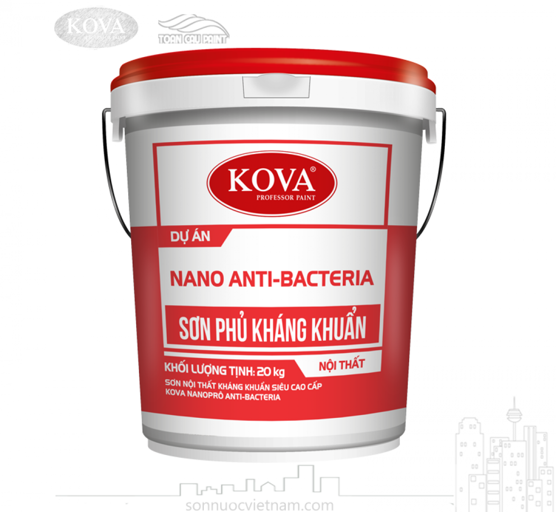 Sơn Nội Thất Kháng Khuẩn KOVA NANO Anti-Bacteria 