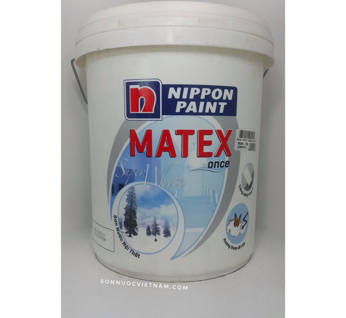 Sơn Nội Thất Nippon Matex Siêu Trắng (Super White)