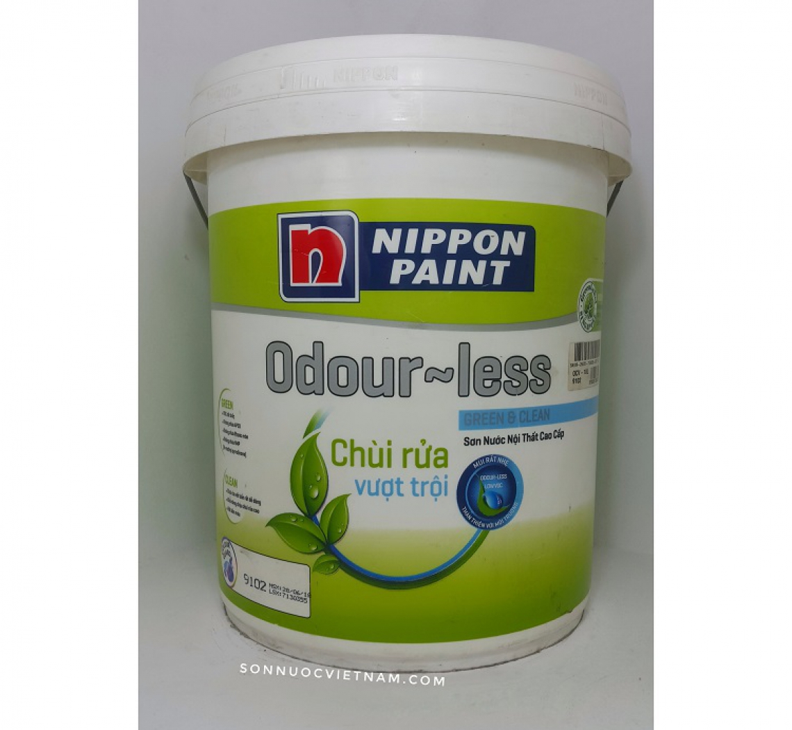 Sơn Nội Thất Nippon Odour-Less Chùi Rửa Vượt Trội