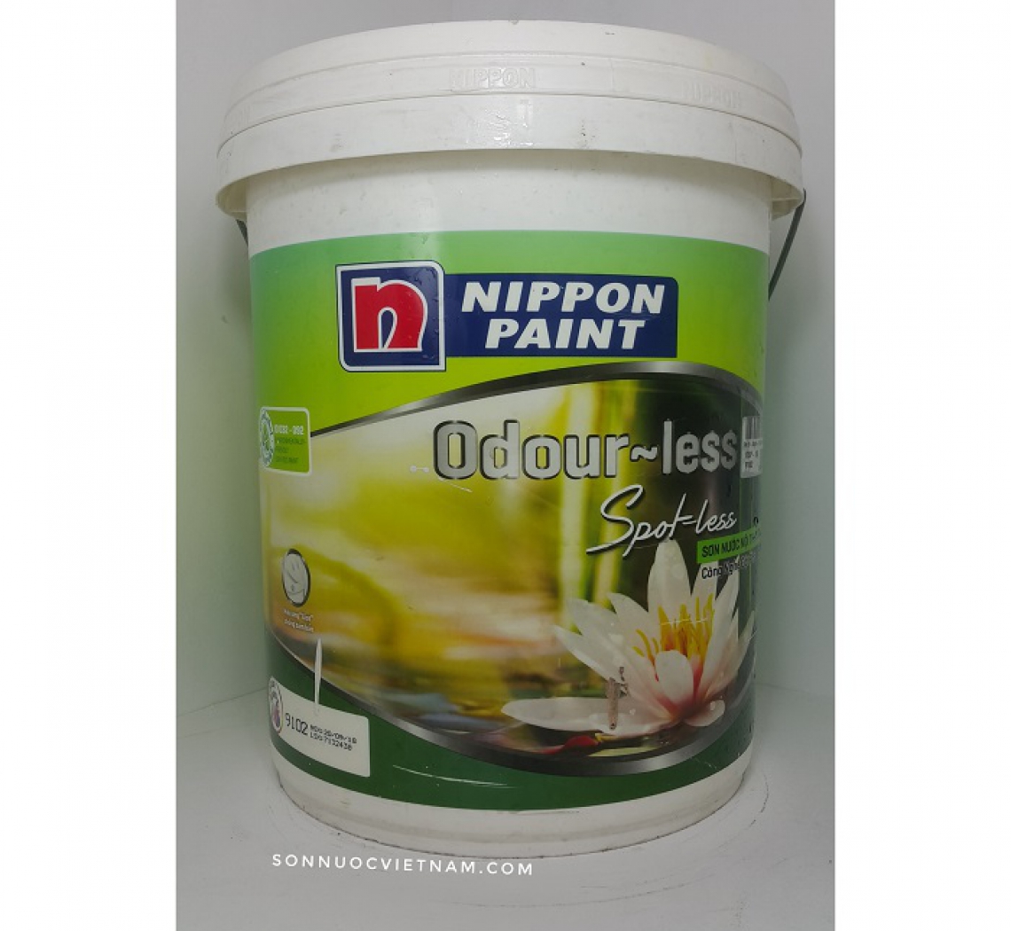 Sơn Nội Thất Nippon Odour-less Spot-less (bóng mờ)