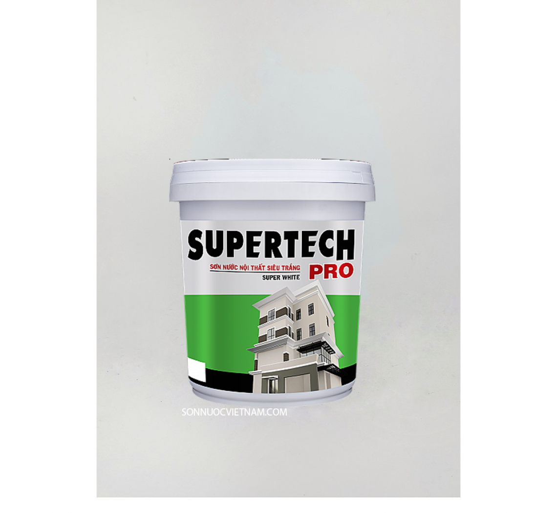 SƠN NƯỚC NỘI THẤT SIÊU TRẮNG SUPERTECH PRO