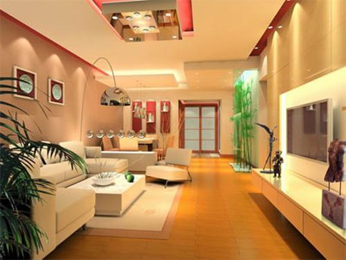 màu sắc ấn tượng cho trần nhà