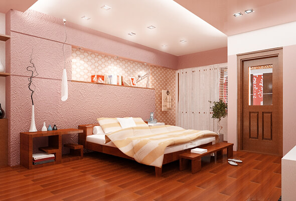 Màu hồng sang trọng dành cho Bố Mẹ trong mẫu thiết kế nhà phố 3 tầng này.