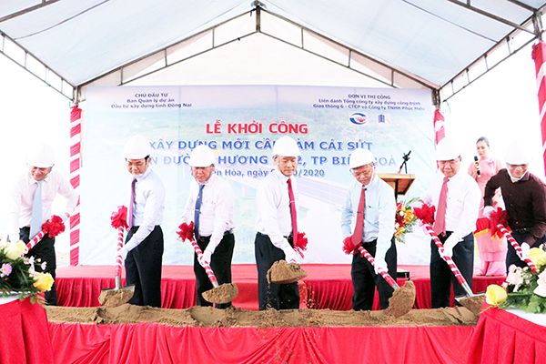 Khởi công xây dựng cầu Vàm Cái Sứt trên hương lộ 2
