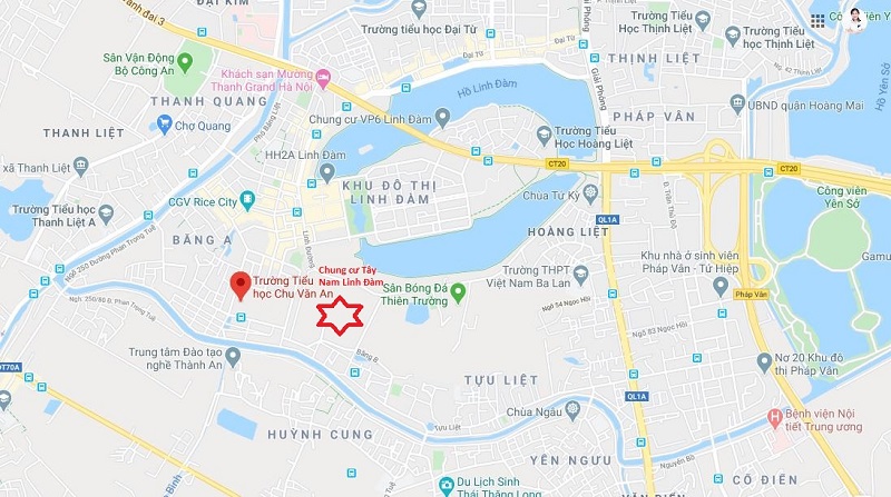 vị trí dự án lavita linh đàm hưng thịnh