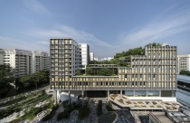 Ngắm tòa chung cư hình tháp lở bậc thang