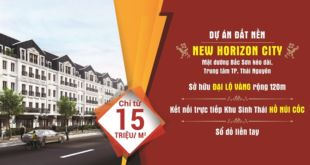 Đầu Tư Đất Nền New Horizon City Bắc Sơn Thái Nguyên