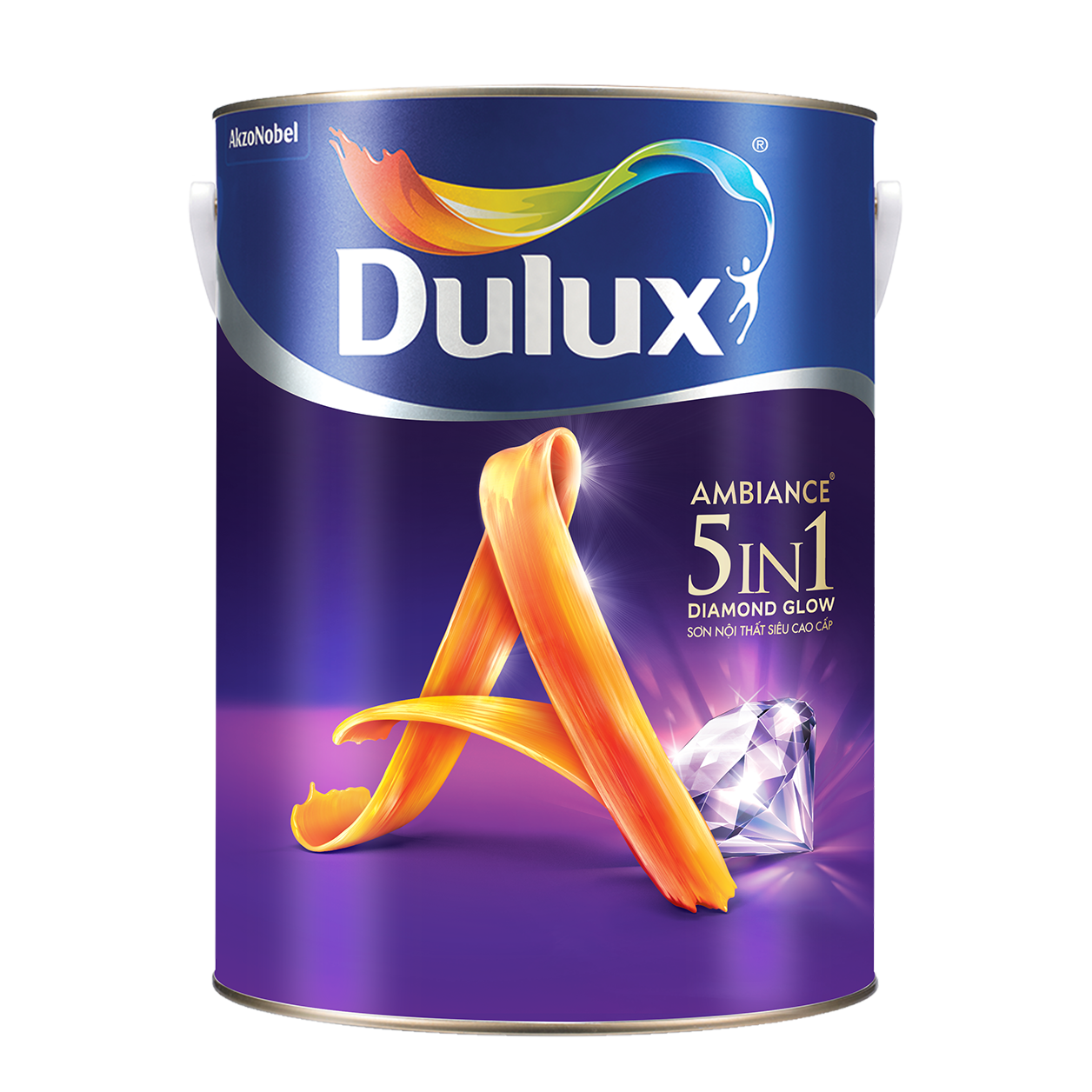 Dulux Ambiance 5in1 Diamond Glow - Siêu Bóng