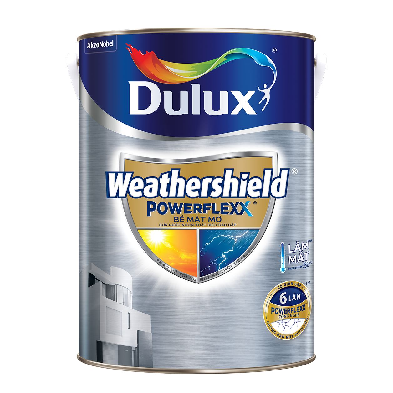 Dulux Weathershield Powerflexx Bề Mặt Mờ