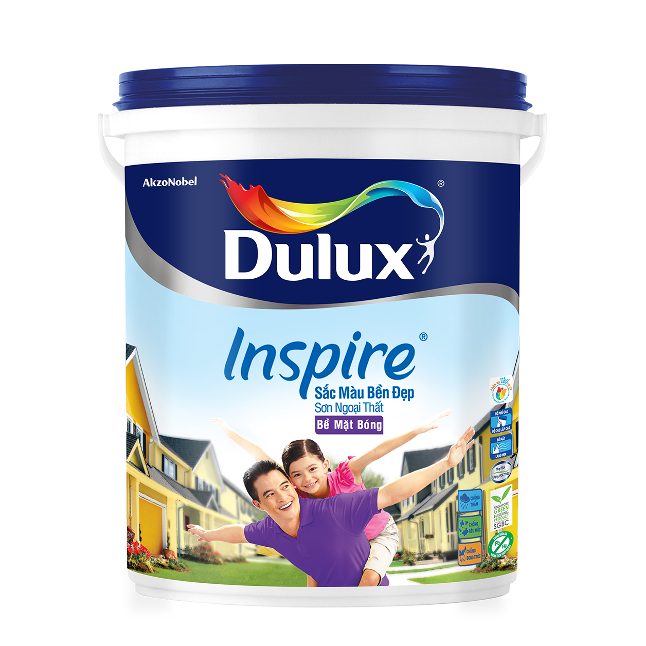 Dulux Inspire Ngoại Thất Sắc Màu Bền Đẹp Bề Mặt Bóng