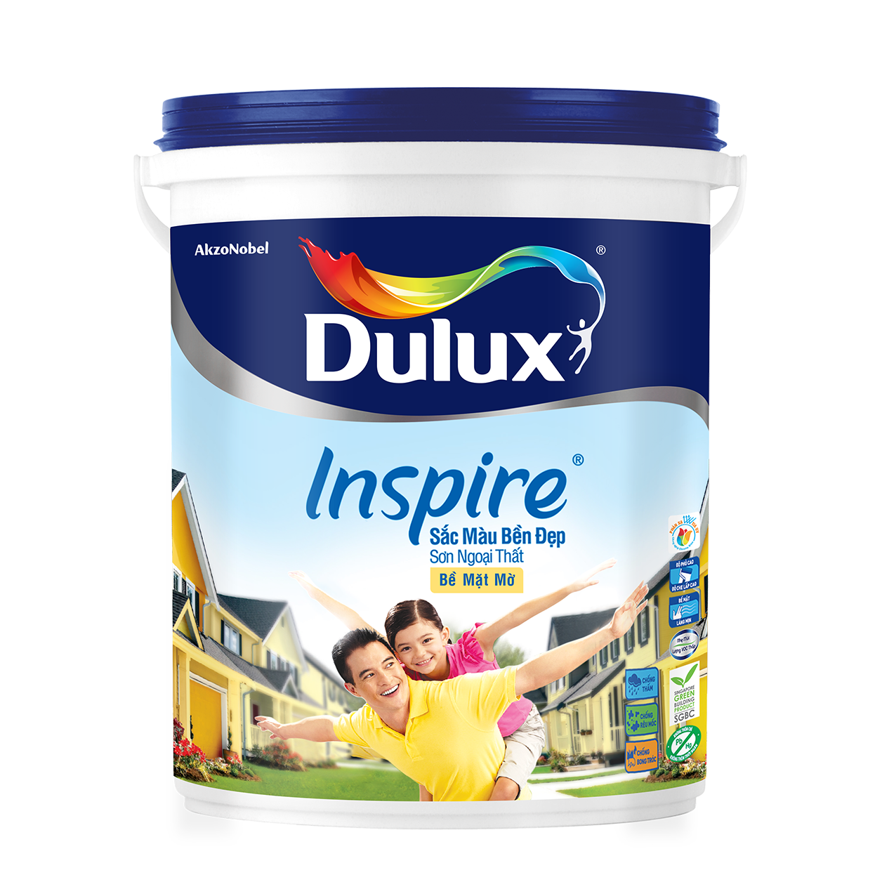 Dulux Inspire Ngoại Thất Sắc Màu Bền Đẹp Bề Mặt Mờ