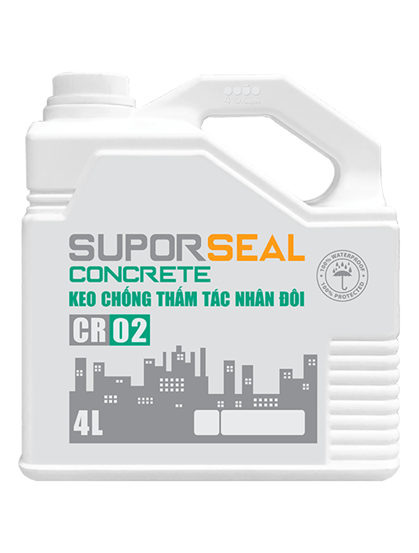                              SUPORSEAL 
 CONCRETE 
 CR02
                           -                              KEO CHỐNG THẤM 
 TÁC NHÂN ĐÔI 

                          