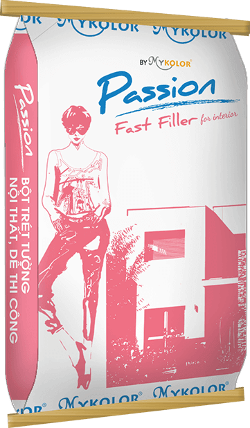                            MYKOLOR PASSION 
 FAST FILLER 
 FOR INTERIOR
                         -                            BỘT TRÉT 
 TƯỜNG NỘI THẤT, DỄ THI CÔNG
                        