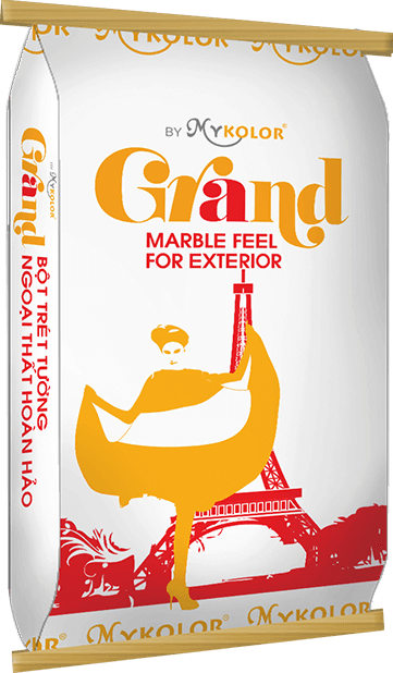                            MYKOLOR GRAND 
 MARBLE FEEL 
 FOR EXTERIOR
                         -                            BỘT TRÉT 
 TƯỜNG NGOẠI THẤT HOÀN HẢO
                        