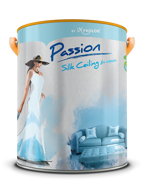                            MYKOLOR PASSION 
 SILK CEILING 
 FOR INTERIOR
                         -                            SƠN SIÊU TRẮNG 
 LĂN TRẦN
                        