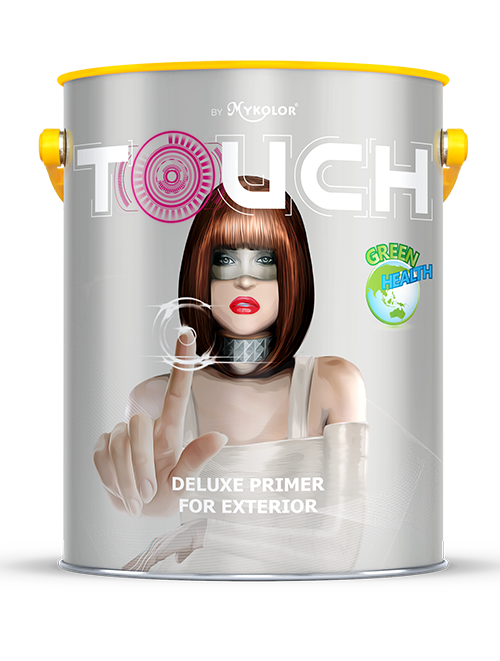                            MYKOLOR TOUCH 
 DELUXE PRIMER 
 FOR EXTERIOR
                         -                            SƠN LÓT NGOẠI THẤT SIÊU KHÁNG KIỀM VÀ KHÁNG MUỐI
                     