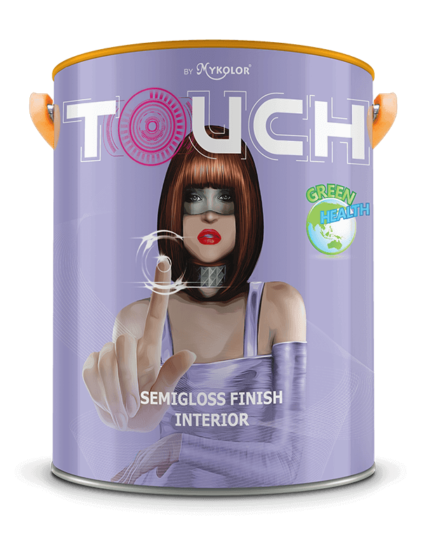                            MYKOLOR TOUCH 
 SEMIGLOSS FINISH INTERIOR
                          - SƠN NƯỚC 
 NỘI THẤT BÓNG SEMI 
