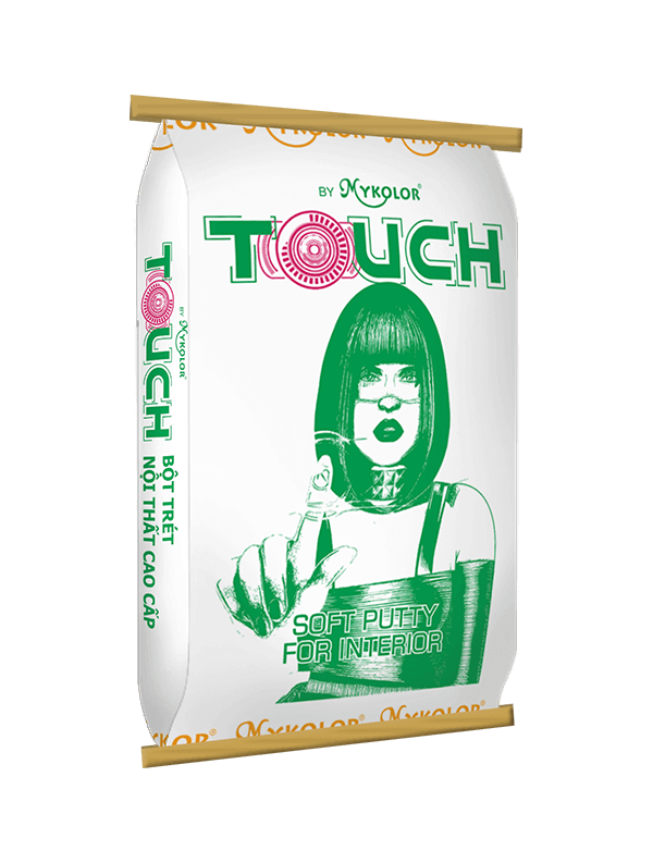                            MYKOLOR TOUCH 
 SOFT PUTTY 
 FOR INTERIOR
                         -                             BỘT TRÉT 
 NỘI THẤT CAO CẤP
                        