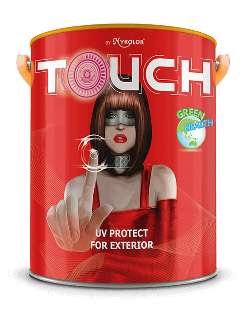                            MYKOLOR TOUCH 
 UV PROTECT 
 FOR EXTERIOR
                          - SƠN NGOẠI THẤT 
 CAO CẤP CHỐNG BÁM BẨN, CHỐNG PHAI MÀU
