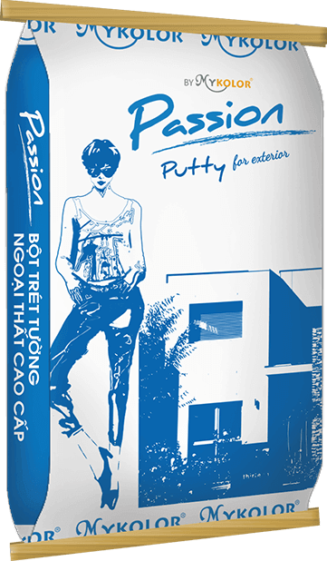                            MYKOLOR PASSION 
 PUTTY 
 FOR EXTERIOR
                         -                            BỘT TRÉT TƯỜNG 
 NGOẠI THẤT CAO CẤP
                        