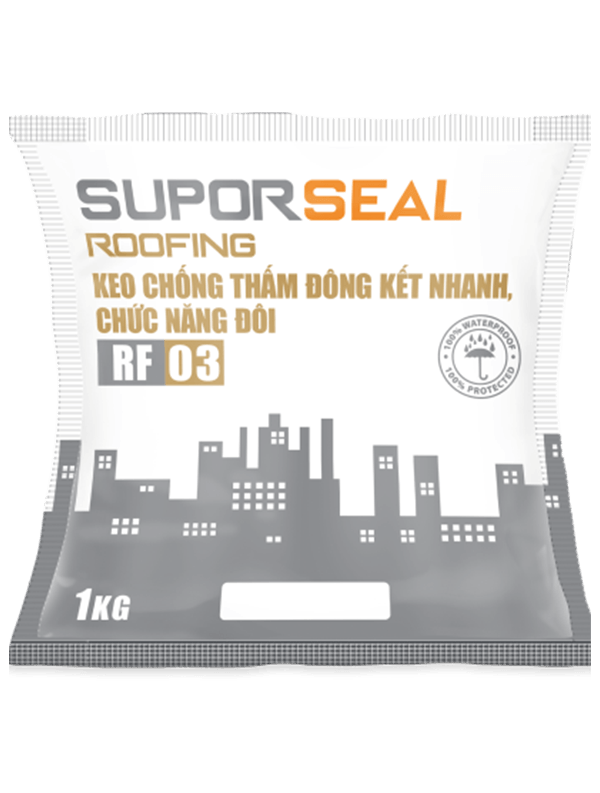                              SUPORSEAL 
 ROOFING 
 RF03
                           -                              KEO CHỐNG THẤM ĐÔNG KẾT NHANH, CHỨC NĂNG ĐÔI
                          
