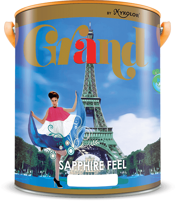                 MYKOLOR GRAND 
 SAPPHIRE FEEL
             - SƠN NƯỚC 
 NỘI THẤT CHẤT LƯỢNG CAO MÙI TỰ NHIÊN
