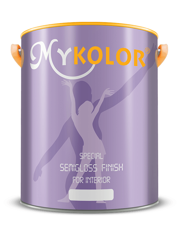                            MYKOLOR 
 SPECIAL 
 SEMIGLOSS FINISH 
 FOR INTERIOR
                          - SƠN NƯỚC NỘI THẤT 
 BÓNG SEMI 
