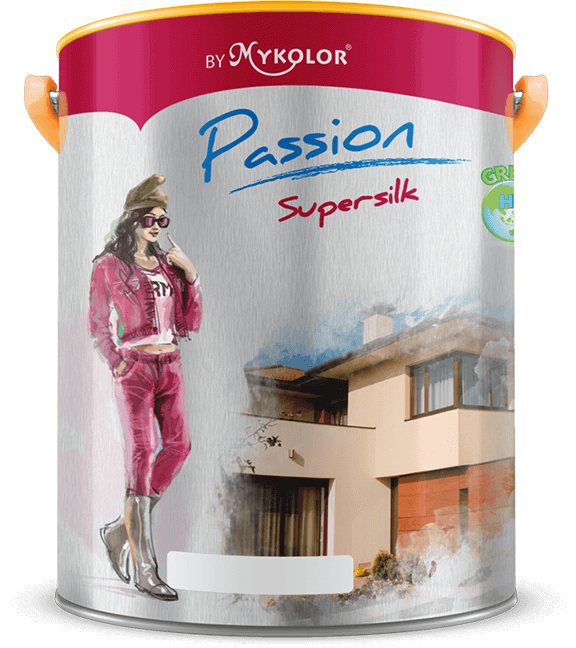              MYKOLOR PASSION 
 SUPERSILK
            - SƠN NƯỚC 
 NGOẠI THẤT SIÊU BÓNG - CHỐNG BÁM BẨN
