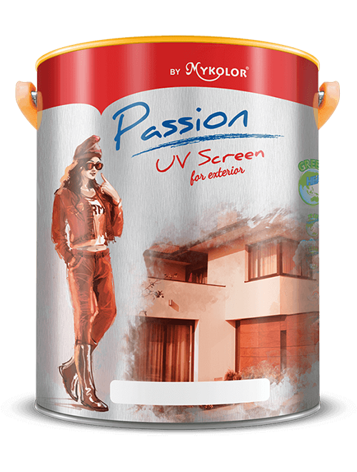              MYKOLOR PASSION 
 UV SCREEN 
 FOR EXTERIOR
            - SƠN NGOẠI THẤT 
 CAO CẤP SIÊU BÓNG, CHỐNG PHAI MÀU TỐI ĐA
