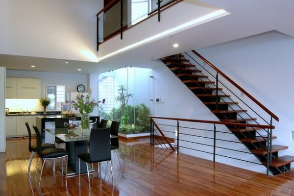 Nhà ống thoáng nhờ giếng trời bố trí hợp lý