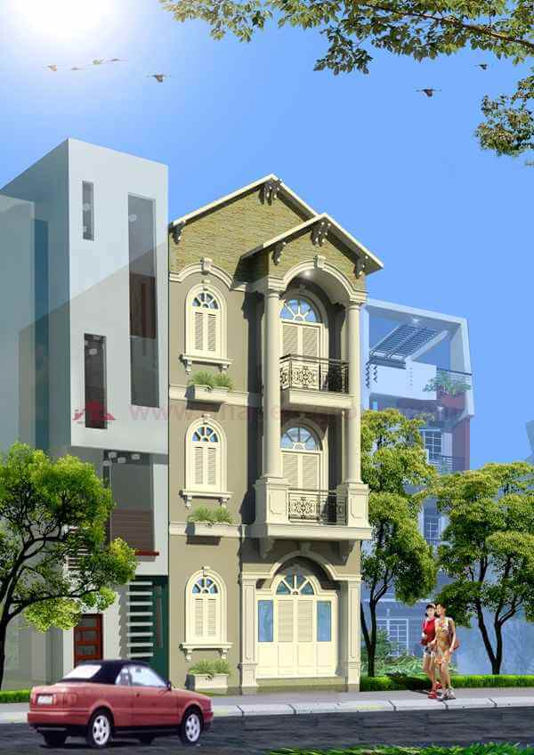 Sơn nhà ống 4 tầng màu gì đẹp nhất? Gợi ý tại đây
