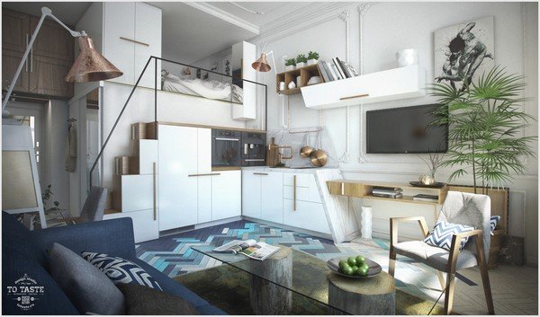 Sửa nhà diện tích nhỏ chỉ 26m2 đầy đủ tiện nghi hợp với vợ chồng trẻ