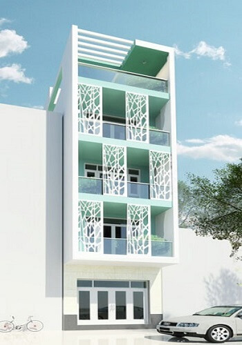 Thiết kế nhà 4 tầng không gian đẹp và tầng tiện dụng