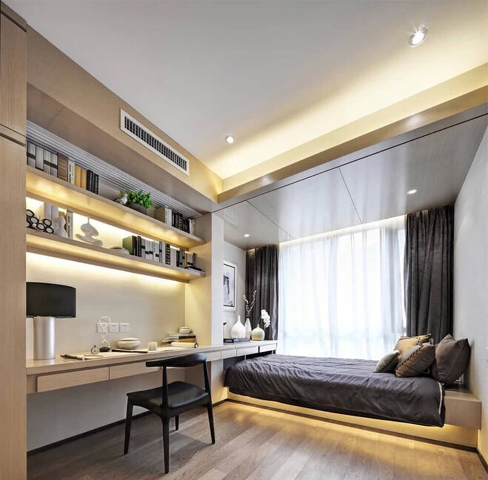 Thiết kế nội thất nhà nhỏ nhưng vẫn thoáng mát và tiện nghi