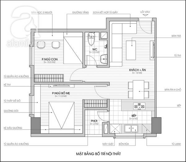 Sửa chữa cải tạo nhà, thiết kế cải tạo nội thất tận dụng tối đa không gian