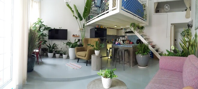 Mẫu căn hộ đẹp mê mẩn và gần gũi thiên nhiên