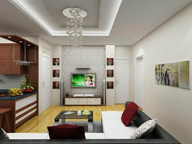 Sơn nhà và màu sắc nội thất chung cư nhỏ đẹp
